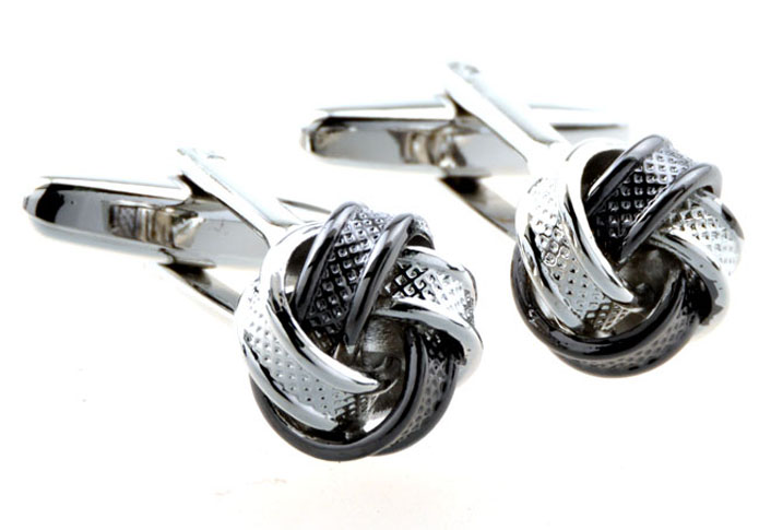  Gray Steady Cufflinks Metal Cufflinks Wholesale & Customized  CL654273