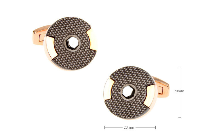 Bronzed Classic Cufflinks Metal Cufflinks Wholesale & Customized  CL654581