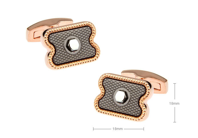  Bronzed Classic Cufflinks Metal Cufflinks Wholesale & Customized  CL654583