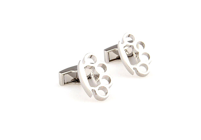 Geometry Cufflinks  Silver Texture Cufflinks Metal Cufflinks Funny Wholesale & Customized  CL654641
