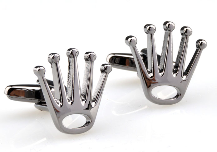 Palm-shaped Cufflinks Gray Steady Cufflinks Metal Cufflinks Funny Wholesale & Customized CL654966