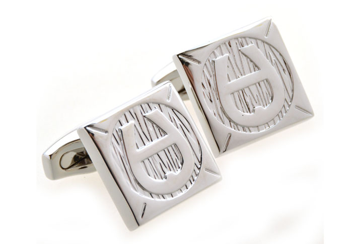 AIGNER Cufflinks Silver Texture Cufflinks Metal Cufflinks Flags Wholesale & Customized CL655031