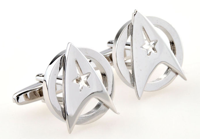 Star Cufflinks Silver Texture Cufflinks Metal Cufflinks Flags Wholesale & Customized CL655054