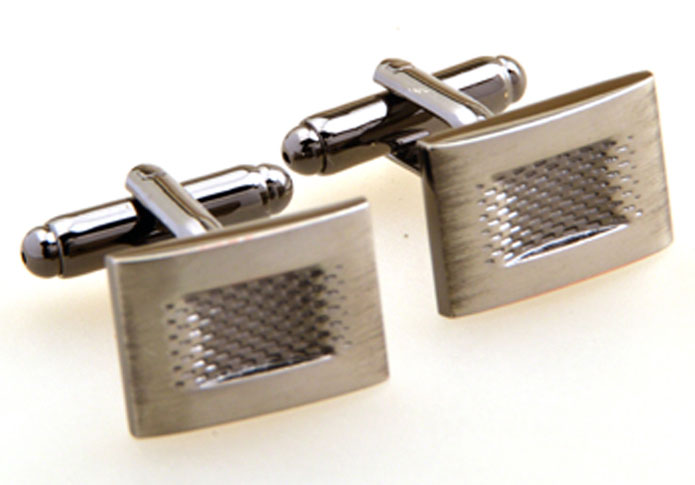 Gray Steady Cufflinks Metal Cufflinks Wholesale & Customized CL655148