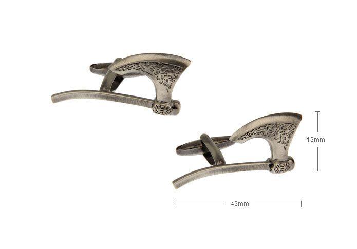 Pan ax ax Cufflinks Gray Steady Cufflinks Metal Cufflinks Tools Wholesale & Customized CL655163