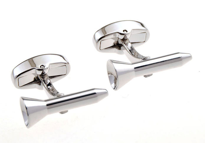 Nails Cufflinks Silver Texture Cufflinks Metal Cufflinks Tools Wholesale & Customized CL655463