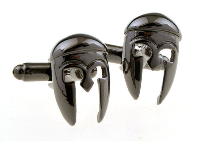 Skull Cufflinks  Gun Metal Color Cufflinks Metal Cufflinks Skull Wholesale & Customized  CL656151
