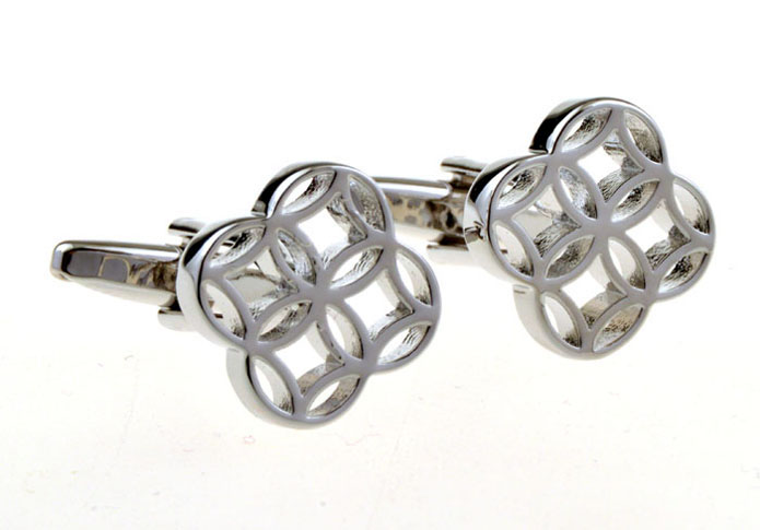 Pattern Cufflinks  Silver Texture Cufflinks Metal Cufflinks Sports Wholesale & Customized  CL656152