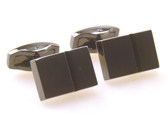  Gun Metal Color Cufflinks Metal Cufflinks Wholesale & Customized  CL656276