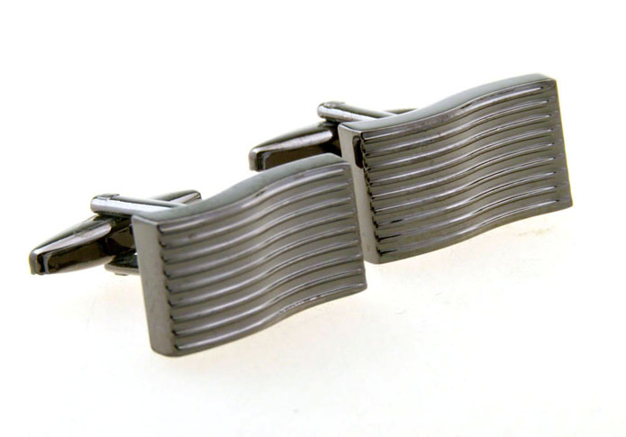  Gun Metal Color Cufflinks Metal Cufflinks Wholesale & Customized  CL656454