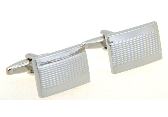  Silver Texture Cufflinks Metal Cufflinks Wholesale & Customized  CL656691