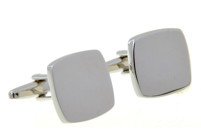  Silver Texture Cufflinks Metal Cufflinks Wholesale & Customized  CL656693