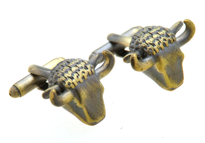 Yak Cufflinks  Bronzed Classic Cufflinks Metal Cufflinks Animal Wholesale & Customized  CL656903