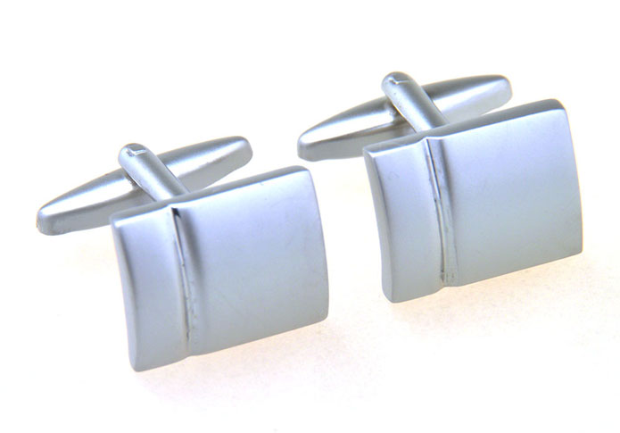  Silver Texture Cufflinks Metal Cufflinks Wholesale & Customized  CL656944