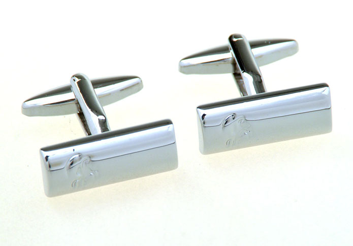  Silver Texture Cufflinks Metal Cufflinks Wholesale & Customized  CL656948