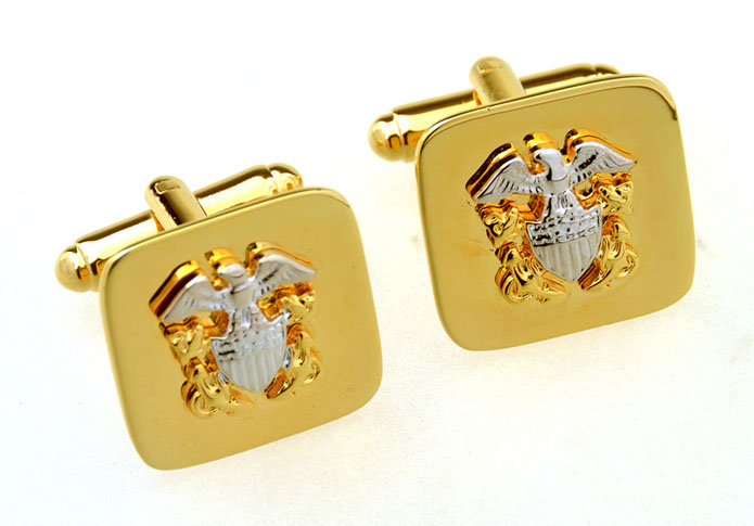  Gold Luxury Cufflinks Metal Cufflinks Flags Wholesale & Customized  CL656949