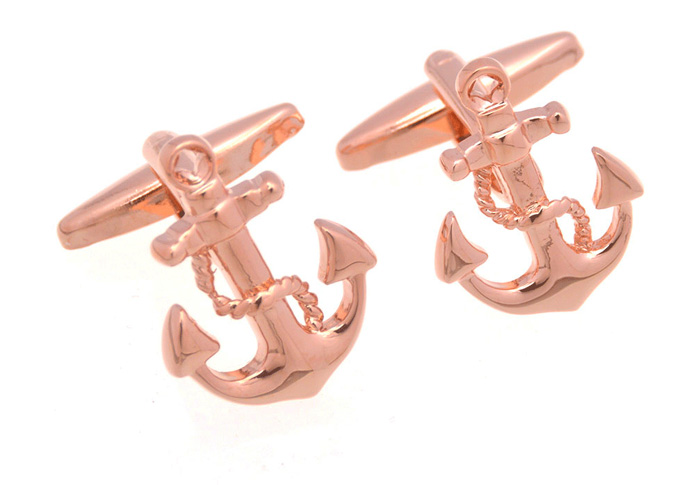 Anchor Cufflinks  Gold Luxury Cufflinks Metal Cufflinks Transportation Wholesale & Customized  CL657050
