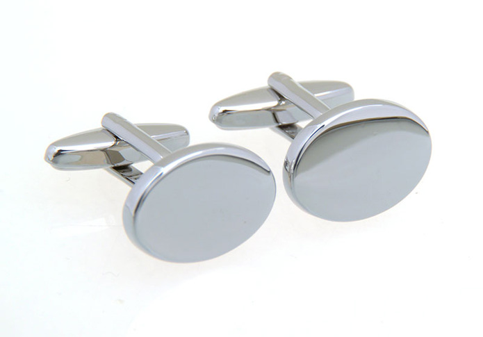  Silver Texture Cufflinks Metal Cufflinks Wholesale & Customized  CL657083