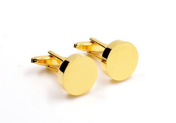  Gold Luxury Cufflinks Metal Cufflinks Wholesale & Customized  CL657101