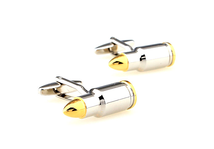 Bullet Cufflinks  Gold Luxury Cufflinks Metal Cufflinks Military Wholesale & Customized  CL666858