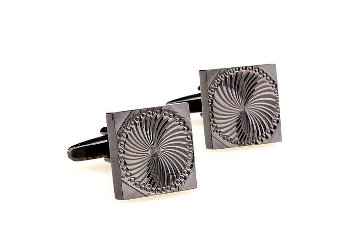  Silver Texture Cufflinks Metal Cufflinks Wholesale & Customized  CL666935