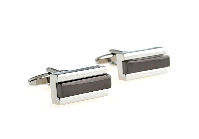  Gray Steady Cufflinks Metal Cufflinks Wholesale & Customized  CL667197