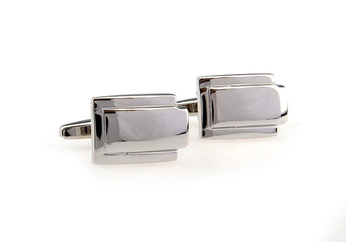  Silver Texture Cufflinks Metal Cufflinks Wholesale & Customized  CL667348