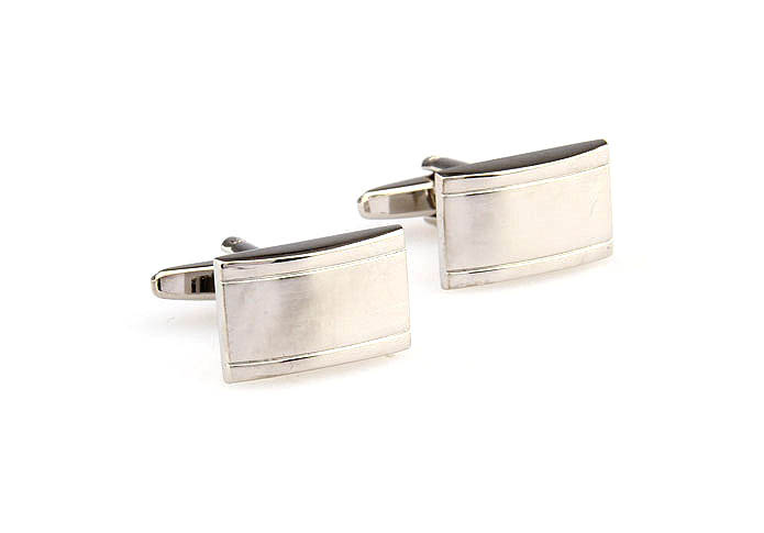  Silver Texture Cufflinks Metal Cufflinks Wholesale & Customized  CL667628