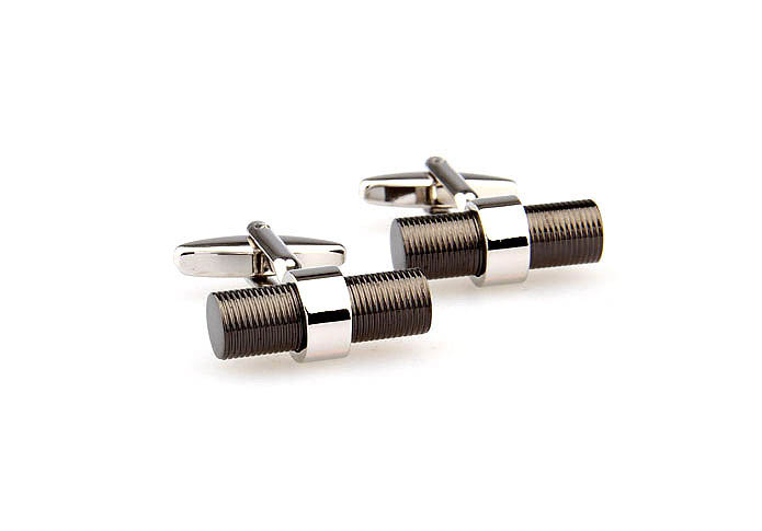  Gray Steady Cufflinks Metal Cufflinks Wholesale & Customized  CL667631