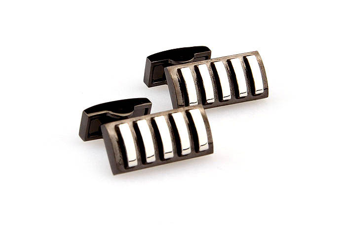  Gray Steady Cufflinks Metal Cufflinks Wholesale & Customized  CL667694