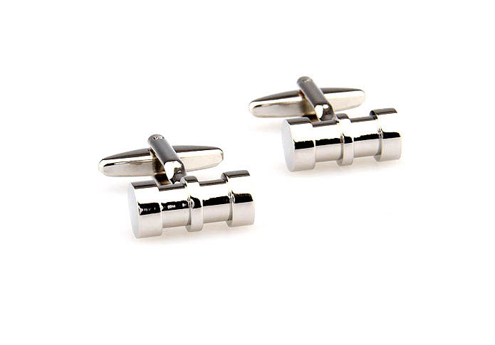  Silver Texture Cufflinks Metal Cufflinks Wholesale & Customized  CL667834
