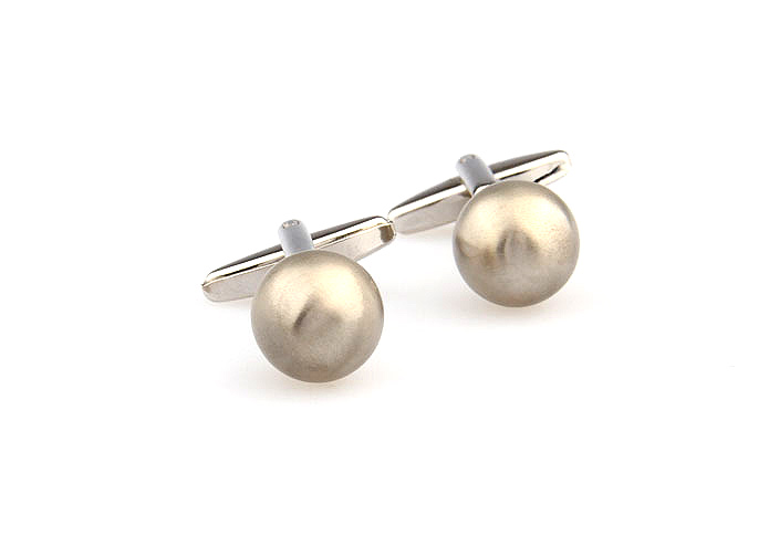Pearl Ball Cufflinks  Matte Color Simple Cufflinks Metal Cufflinks Funny Wholesale & Customized  CL667875