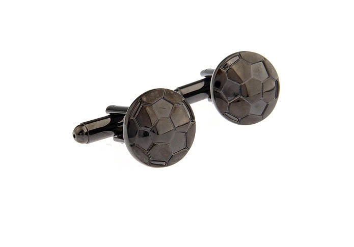 Football Cufflinks  Gray Steady Cufflinks Metal Cufflinks Sports Wholesale & Customized  CL668129