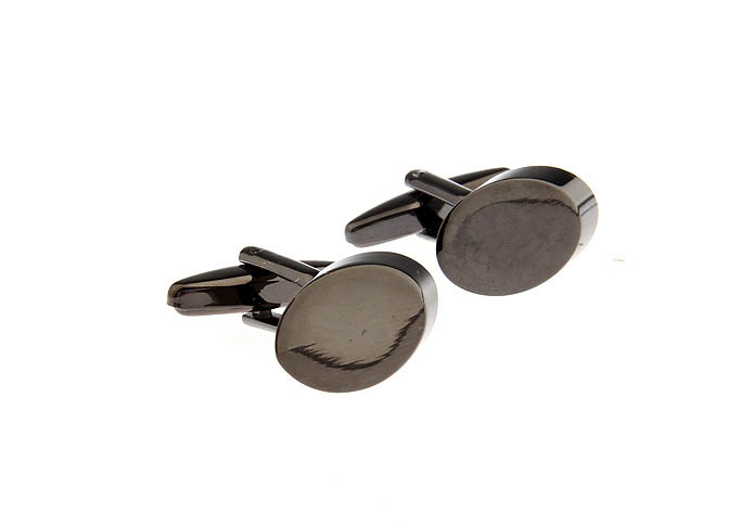  Gray Steady Cufflinks Metal Cufflinks Wholesale & Customized  CL668144