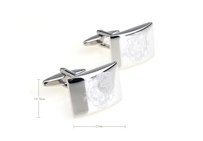 Laser Engraved Steller Cufflinks  Matte Color Simple Cufflinks Metal Cufflinks Wholesale & Customized  CL671376