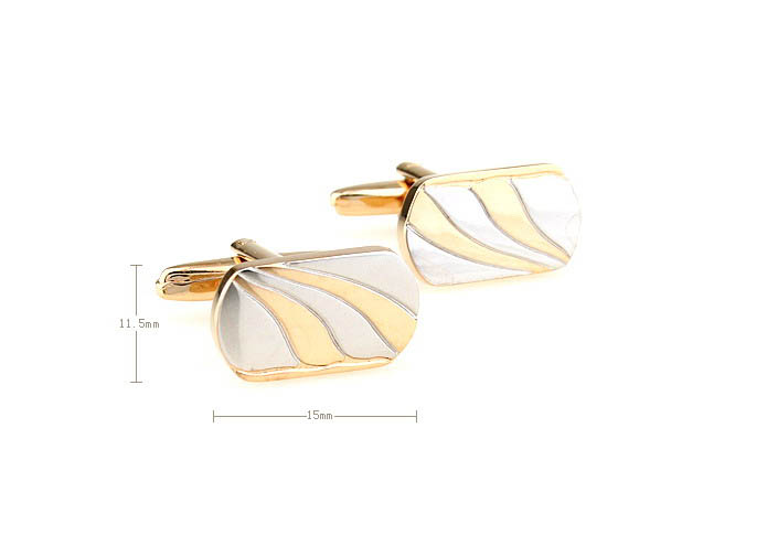  Gold Luxury Cufflinks Metal Cufflinks Wholesale & Customized  CL671403