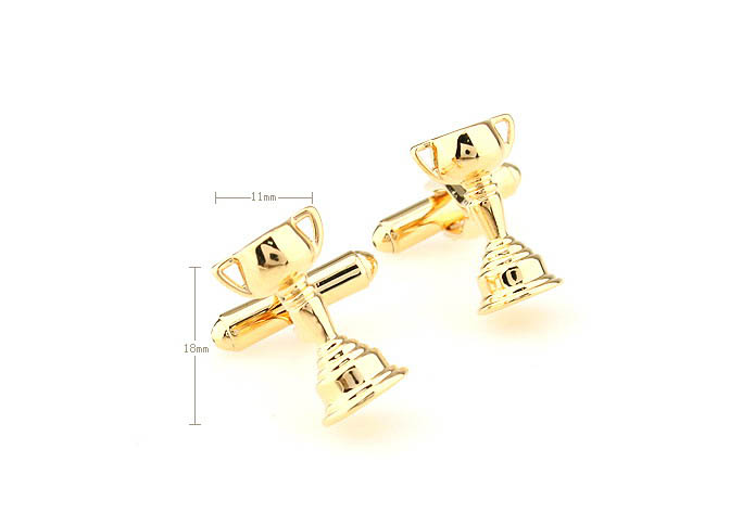 Champions Trophy Cufflinks  Gold Luxury Cufflinks Metal Cufflinks Tools Wholesale & Customized  CL671452