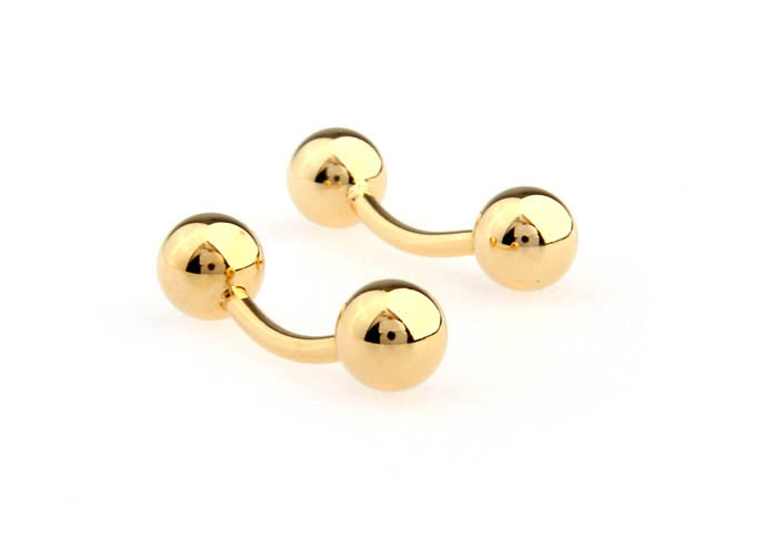 Double-sided ball Cufflinks  Gold Luxury Cufflinks Metal Cufflinks Sports Wholesale & Customized  CL671513