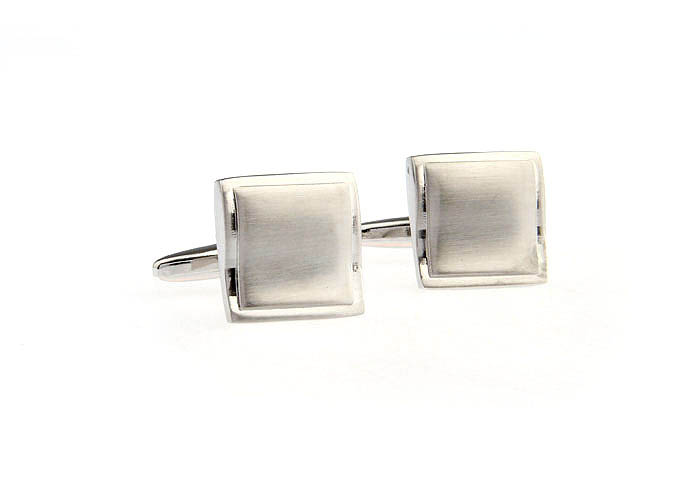  Silver Texture Cufflinks Metal Cufflinks Wholesale & Customized  CL671587