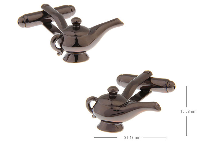 The teapot Cufflinks  Gray Steady Cufflinks Metal Cufflinks Tools Wholesale & Customized  CL671797
