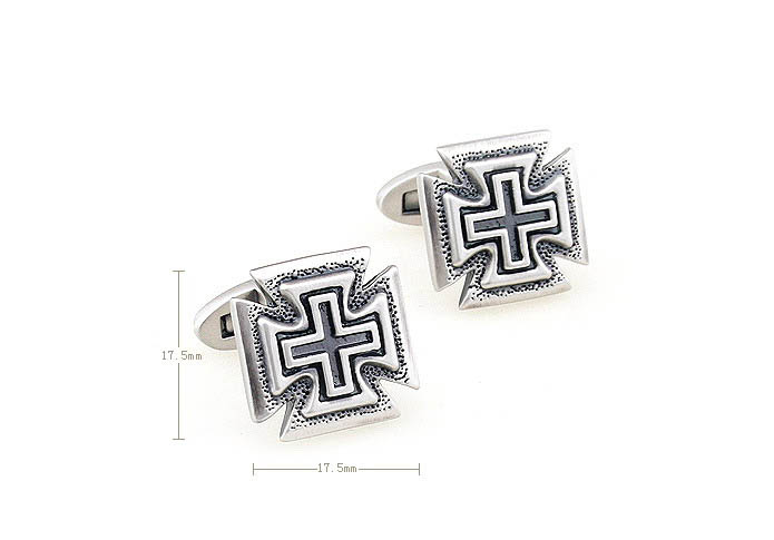 Cross Cufflinks  Black Classic Cufflinks Paint Cufflinks Religious and Zen Wholesale & Customized  CL681152