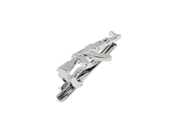  Silver Texture Tie Clips Metal Tie Clips Military Wholesale & Customized  CL803723