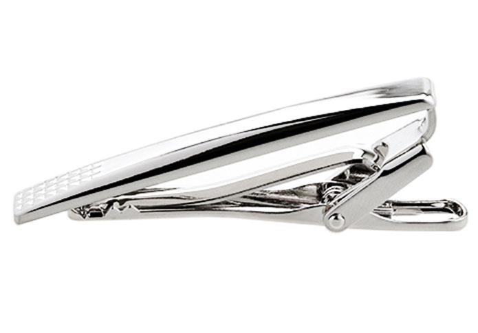  Silver Texture Tie Clips Metal Tie Clips Wholesale & Customized  CL850859