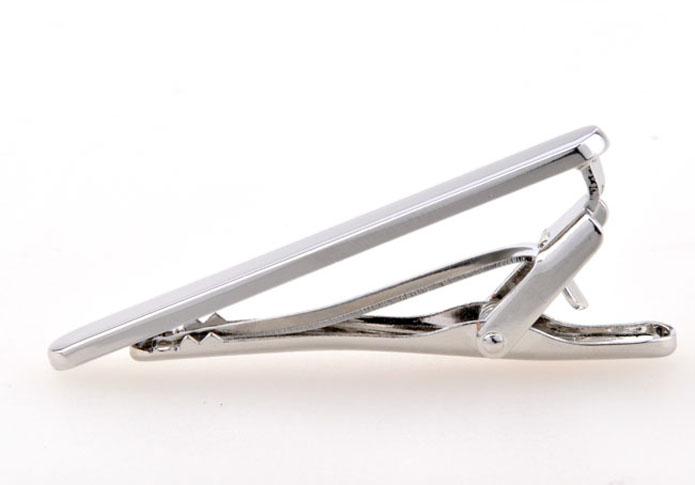  Silver Texture Tie Clips Metal Tie Clips Wholesale & Customized  CL850873