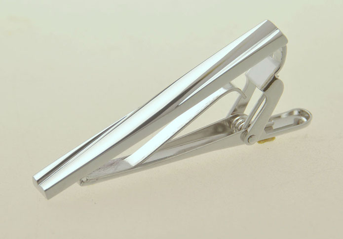  Silver Texture Tie Clips Metal Tie Clips Wholesale & Customized  CL851037