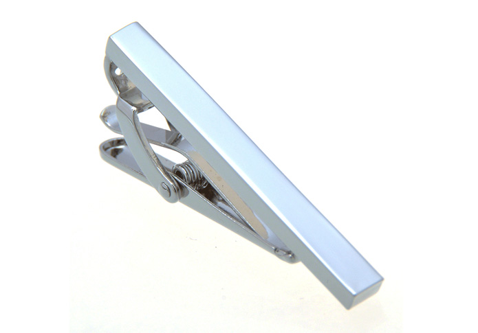  Silver Texture Tie Clips Metal Tie Clips Wholesale & Customized  CL851103