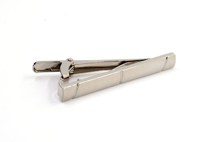  Silver Texture Tie Clips Metal Tie Clips Wholesale & Customized  CL851119