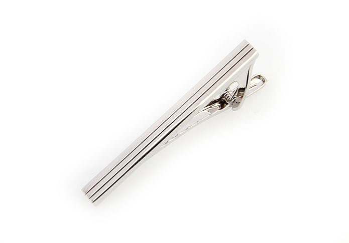  Silver Texture Tie Clips Metal Tie Clips Wholesale & Customized  CL860828