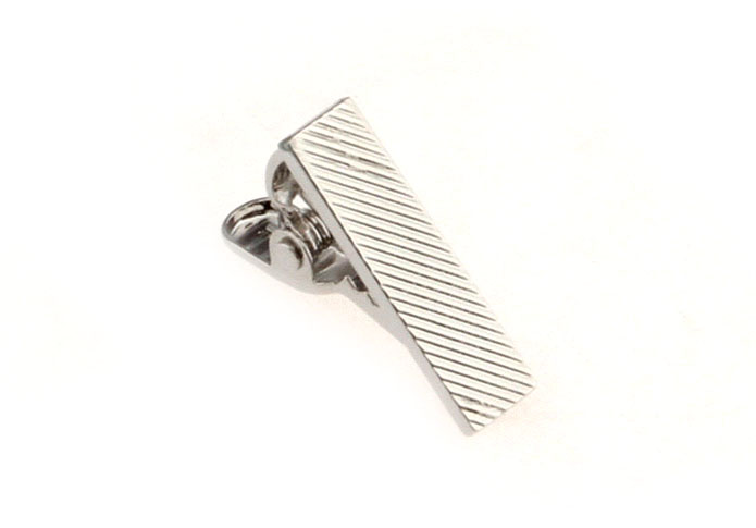  Silver Texture Tie Clips Metal Tie Clips Wholesale & Customized  CL860885