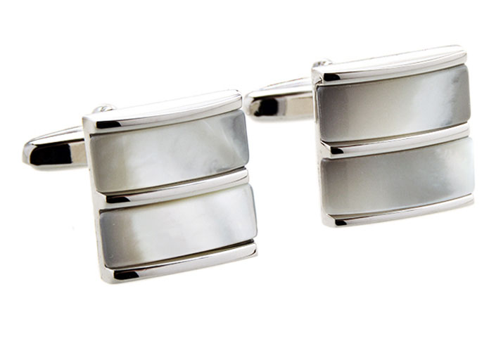  White Purity Cufflinks Shell Cufflinks Wholesale & Customized  CL654516